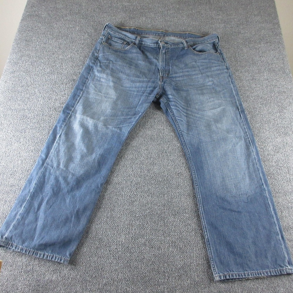 Levi's 569 Jeans Mens 40x29 Blue Relaxed Straight Medium Wash Denim Pants